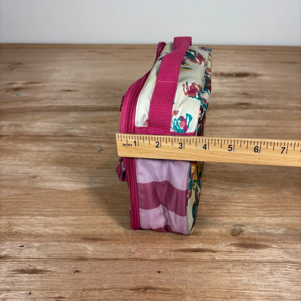 Matilda Jane Floral Ruffle Insulated Lunch Bag Pink Striped Botanical Box